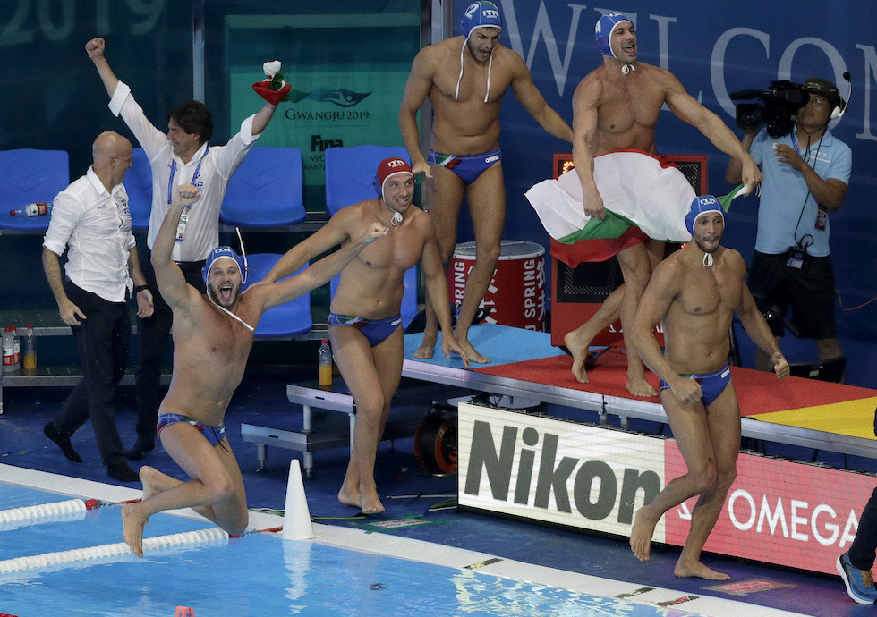 L’Italia maschile di pallanuoto ha vinto l’oro ai Mondiali sudcoreani