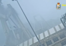 Il video inedito del crollo del ponte Morandi