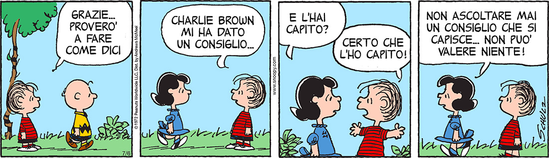 Peanuts 2019 luglio 6