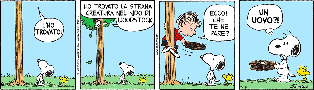 Peanuts 2019 luglio 19