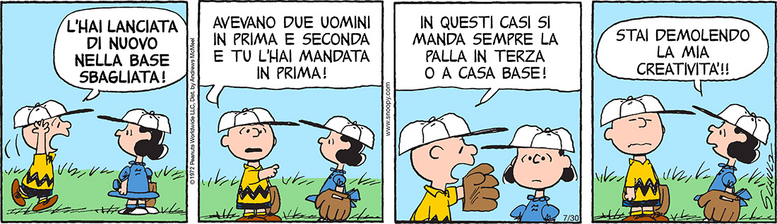 Peanuts 2019 luglio 30
