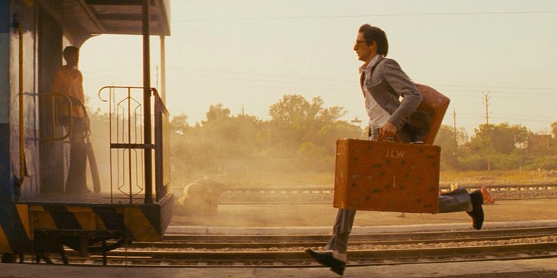 Adrien Brody in una scena di "Il treno per il Darjeeling"