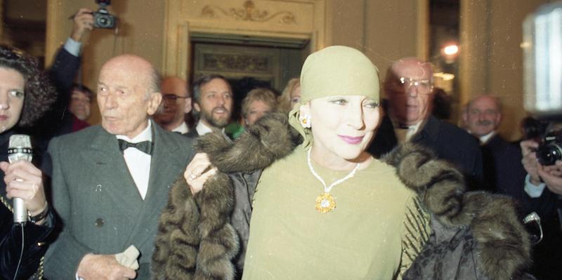 Valentina Cortese nel 1990. (ANSA/OLDPIX)
