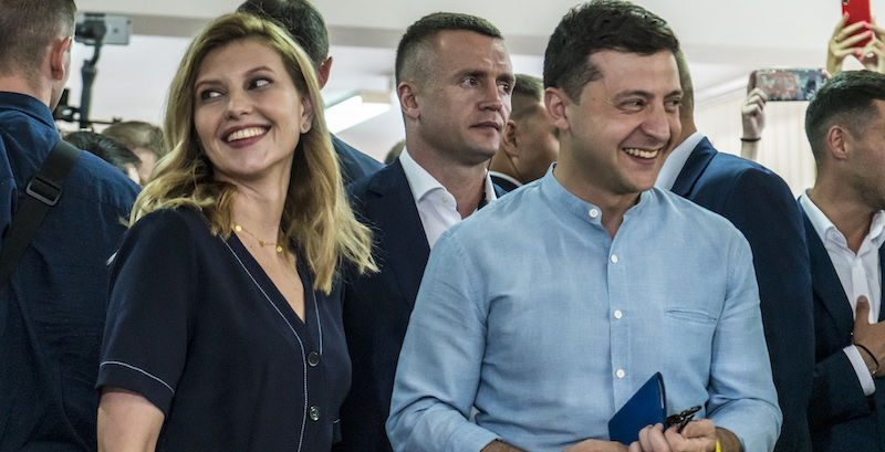 In Ucraina ha vinto il partito dell'ex comico e presidente Volodymyr Zelensky