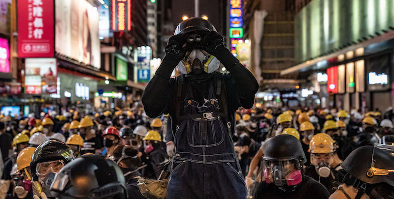 le proteste a Hong Kong 