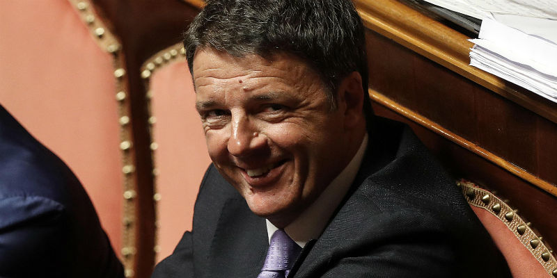 Matteo Renzi dice che si aspetta «un grazie»