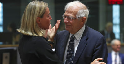 Josep Borrell, Federica Mogherini