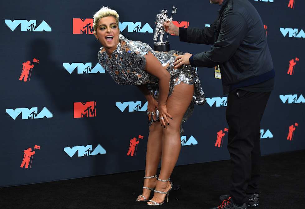La cantante Bebe Rexha (30) agli MTV Video Music Awards a Newark, New Jerse...