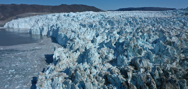 Il ghiacciaio Eqip Sermia in Groenlandia. (Sean Gallup/Getty Images)