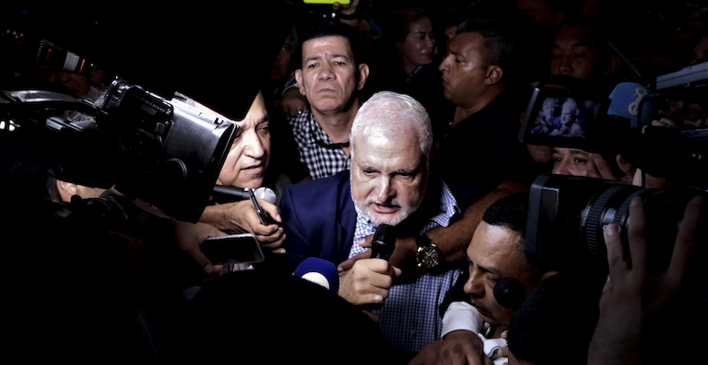 L'ex presidente di Panama Ricardo Martinelli (AP Photo/Eric Batista)