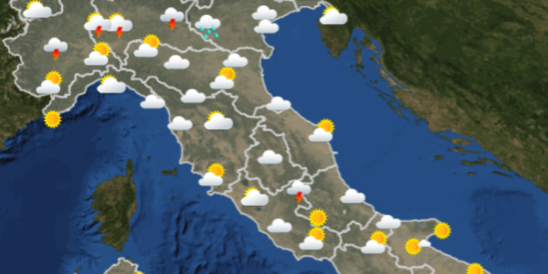 Meteo: le previsioni per domani, venerdì 2 agosto