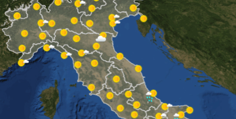 Meteo x domani