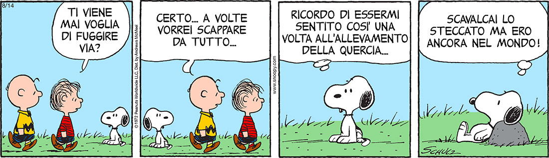 Peanuts 2019 agosto 14