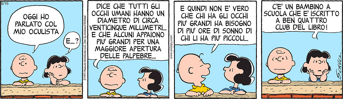 Peanuts 2019 agosto 16