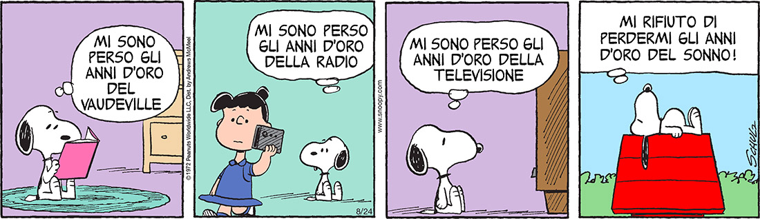 Peanuts 2019 agosto 24