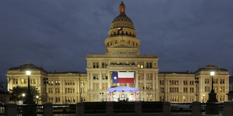 Il Campidoglio di Austin, la sede del governo dello Stato del Texas (AP Photo/Eric Gay)