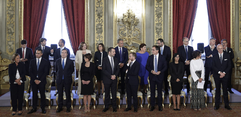 I ministri del nuovo governo
(AP Photo/Andrew Medichini)