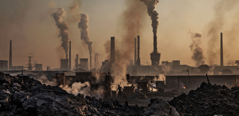 Uno stabilimento siderurgico in Cina. (Kevin Frayer/Getty Images)