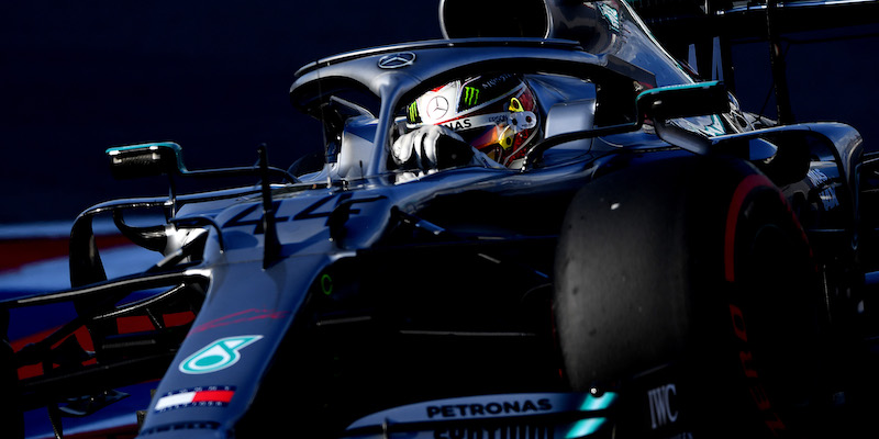 Lewis Hamilton nel Gran Premio di Russia di Formula 1 (Clive Mason/Getty Images)