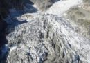 Una parte del ghiacciaio di Planpincieux, sul Monte Bianco, potrebbe crollare