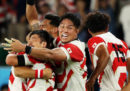 L'impresa del Giappone nella Coppa del Mondo di rugby