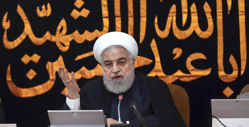 Hassan Rouhani (Iranian Presidency Office via AP)