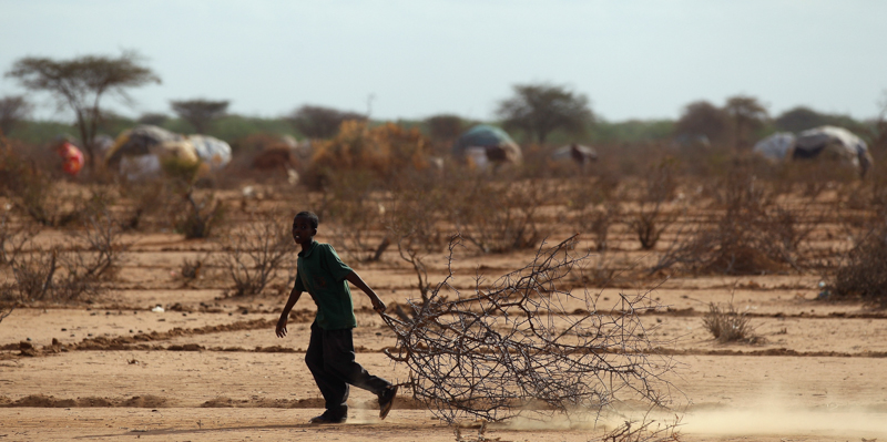 Un campo per rifugiati a Dadaab, in Kenya. (Oli Scarff/Getty Images)