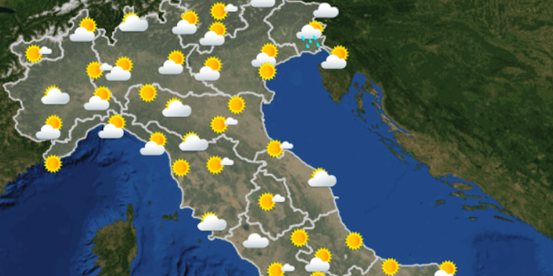 Previsioni meteo per il 29 settembre