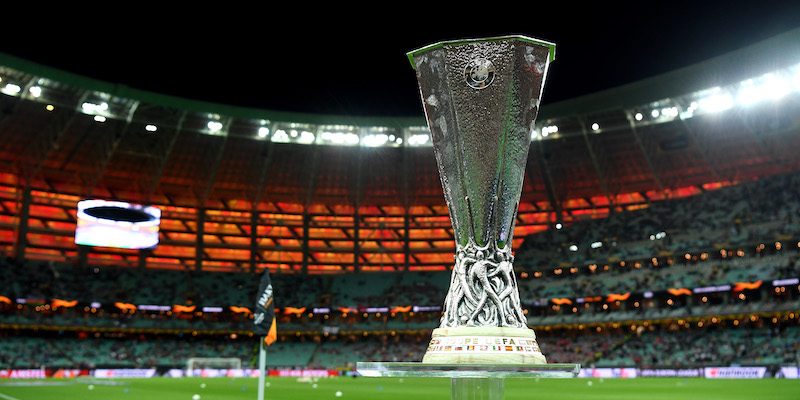 Il trofeo della UEFA Europa League (Michael Regan/Getty Images)