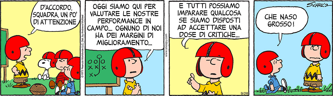 Peanuts 2019 settembre 28