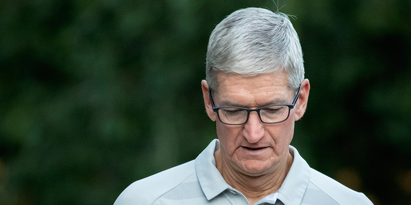 Il CEO di Apple, Tim Cook (Drew Angerer/Getty Images)