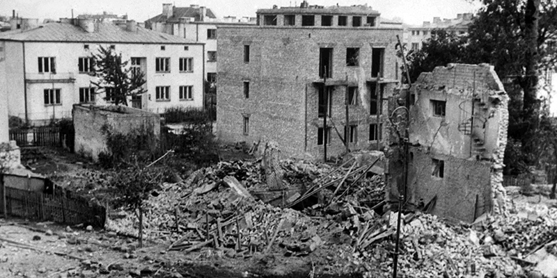 Bombardamento di Varsavia, ottobre 1939 (AP Photo/File)