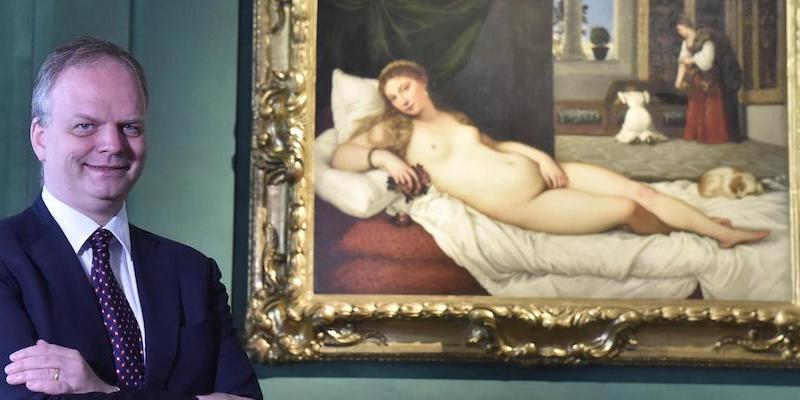 Il direttore degli Uffizi di Firenze Eike Schmidt, il 29 maggio 2019 (ANSA/ UFFIZI GALLERY PRESS OFFICE/ MAURIZIO DEGL'INNOCENTI)