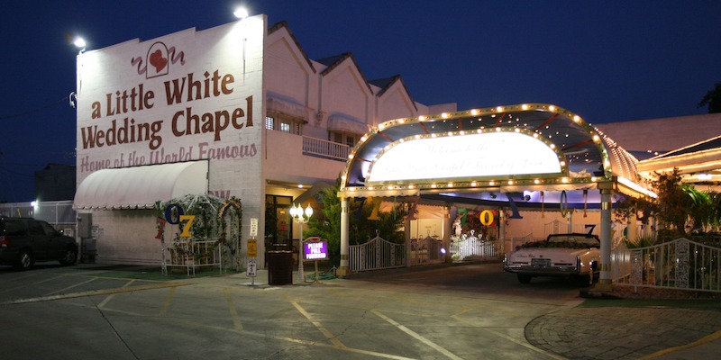 La Little White Wedding Chapel, Las Vegas, Nevada 
(Rick Gershon/Getty Images)