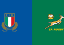 Italia-Sudafrica dei Mondiali di rugby in diretta TV