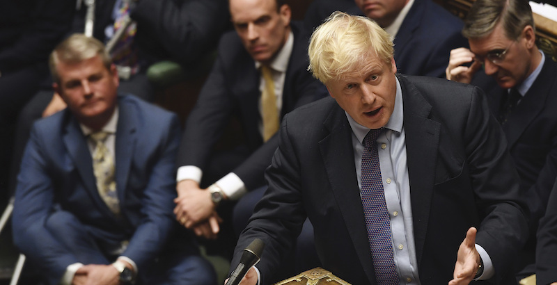 Boris Johnson (Jessica Taylor, UK Parliament via AP)