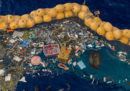 Il primo successo della barriera per ripulire il Pacifico