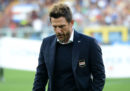 Eusebio Di Francesco non è più l'allenatore della Sampdoria