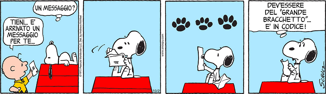 Peanuts 2019 ottobre 2