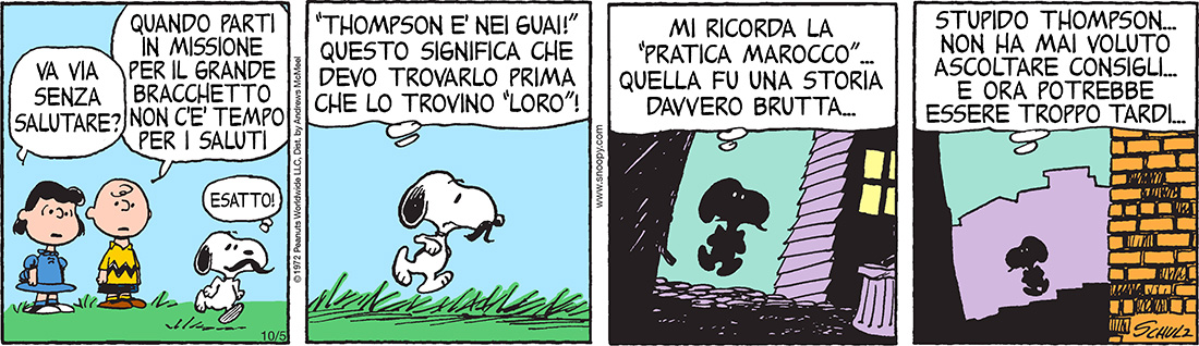 Peanuts 2019 ottobre 5