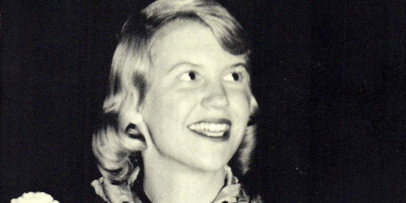 Sylvia Plath, sulla copertina della prima edizione dei suoi diari pubblicata negli Stati Uniti, da Anchor Books