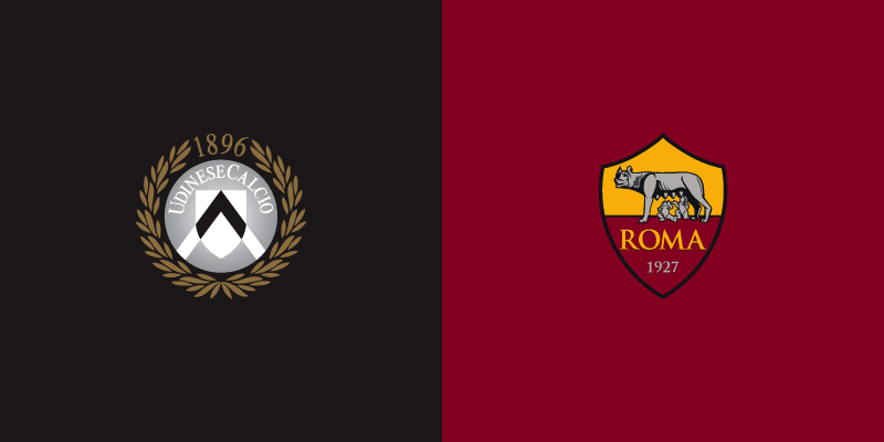 Serie A: Udinese-Roma (ore 21)