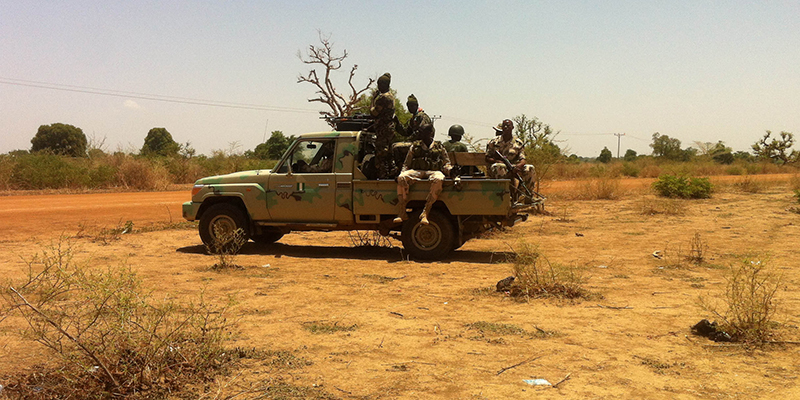 Militari a Chibok, Nigeria (AP Photo/Sunday Alamba)