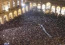 Le foto della numerosa protesta contro Matteo Salvini a Bologna