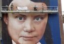 L'enorme murale di Greta Thunberg a San Francisco