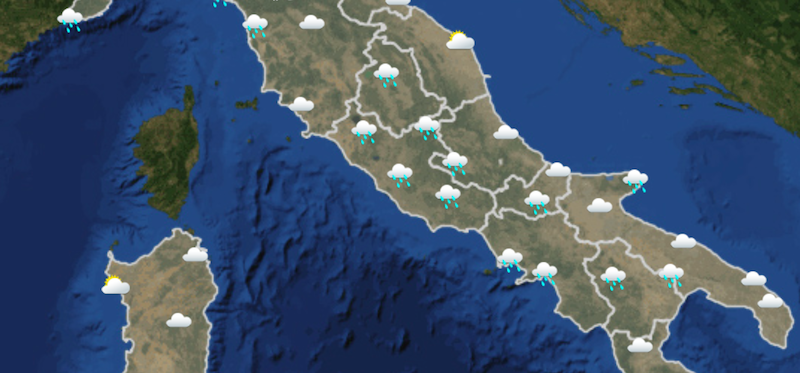 Meteo: le previsioni per domenica 24 novembre