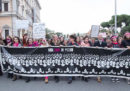 Le foto della manifestazione di sabato a Roma contro la violenza maschile sulle donne