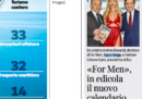 I giornalisti del Corriere della Sera hanno protestato per un articolo sul nuovo calendario di "For Men"