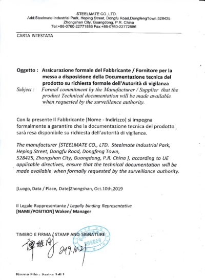 Babybell Dichiarazione Conformita Il Post