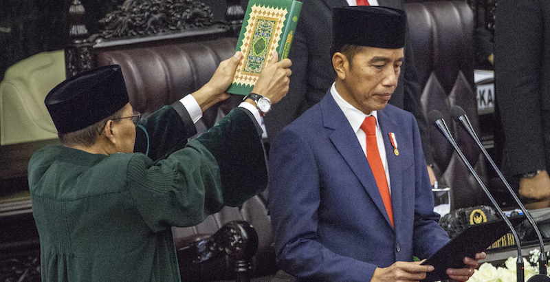 Il presidente indonesiano Joko Widodo (Oscar Siagian/Getty Images)